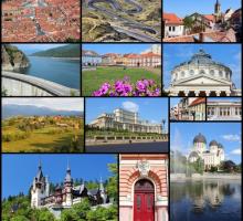 Compilation of Romanian landscapes and buildings 