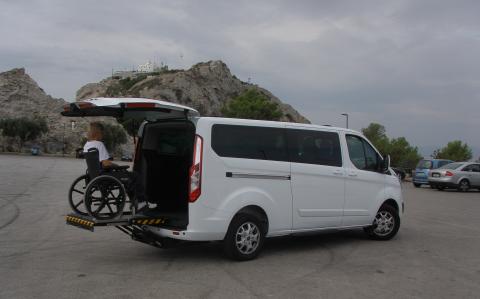 Taxi for all - accessible minivan for disabled persons