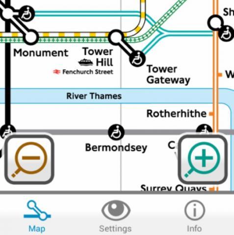 Colourblind London Tube Map